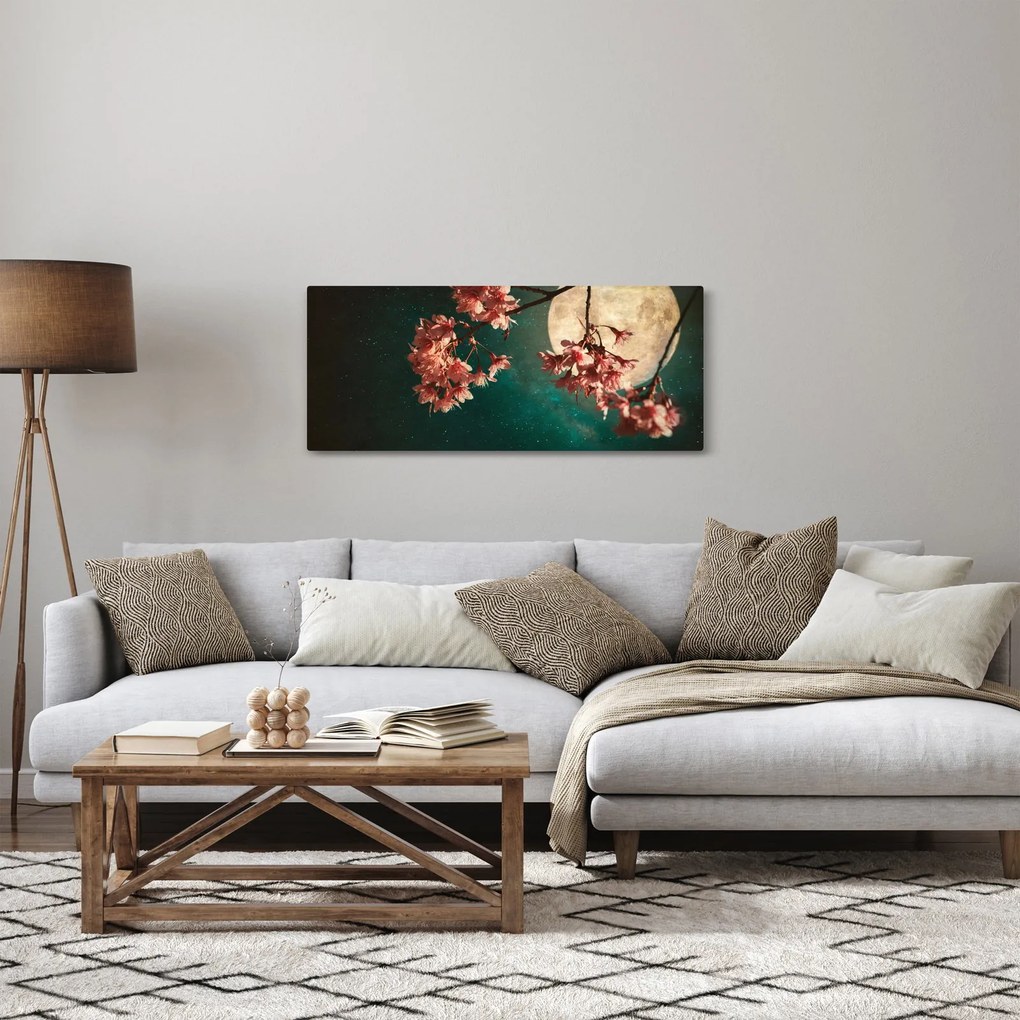 Kép - Sakura teliholdkor (120x50 cm)