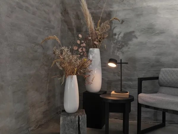 Osram - Dimmelhető LED asztali lámpa DECOR KYOTO LED/12W/230V fekete