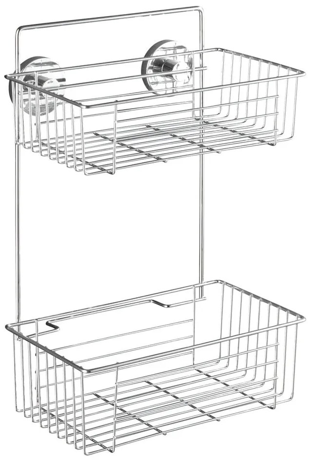Vacuum-Loc Bari kétszintes öntapadós polc, max. 33 kg - Wenko