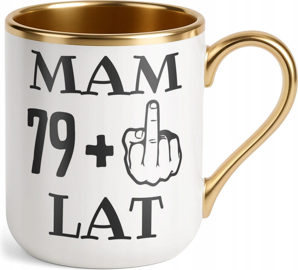 Prémium Arany Bögre Születésnapra 80 éves Vicces Ajándék