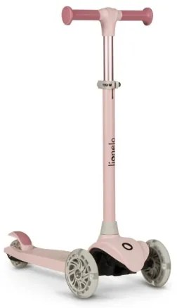 Lionelo - Gyermek roller JESSY 3xAA rózsaszín