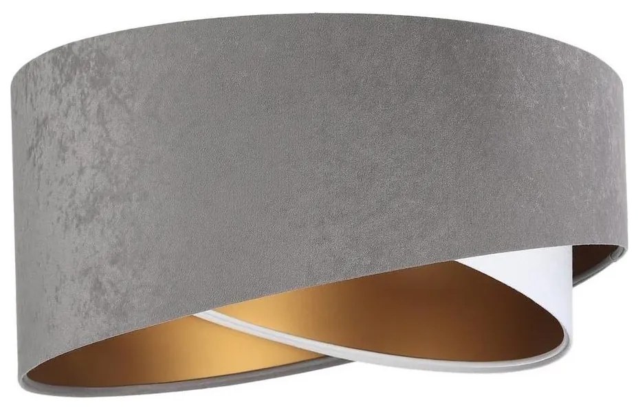 GALAXY univerzális E27 lámpabúra 45 cm szürke/fehér/arany