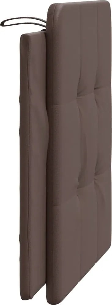 barna műbőr fejtámla párna Zadar 100 cm
