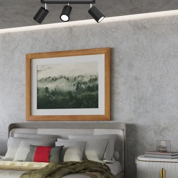 Spotlámpa BELLO 3xGU10/8W/230V fekete