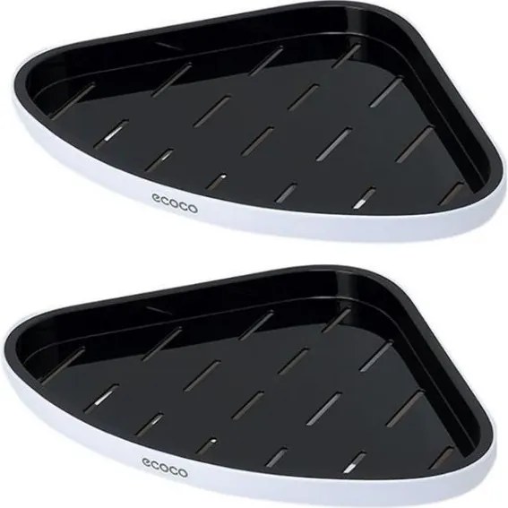 2x Ecoco Sarok Fürdőszobai Zuhanypolc