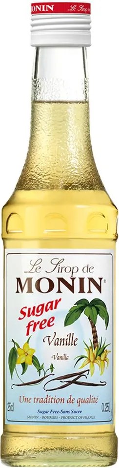 MONIN Cukormentes Vanília szirup, 0,25l