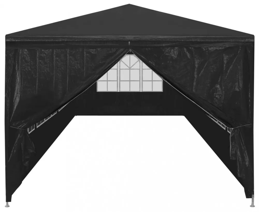 antracitszürke partisátor 3 x 9 m