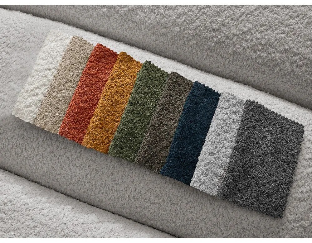 Világosszürke buklé lábtartó Annecy – Bobochic Paris