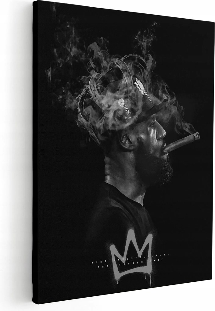 Vászonkép 40x50 cm több minta Nappali Kép Lebron James Siker