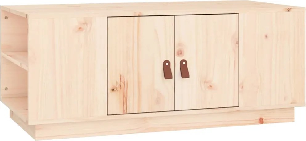 vidaXL tömör fenyőfa dohányzóasztal 100 x 50 x 41 cm