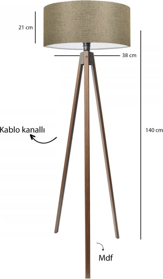 Állólámpa, Ø38 cm – AYD-3687