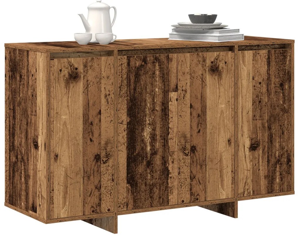 Barna büfé Régi fa Fa 120 x 41 x 75 cm Büfé Négyszögletes