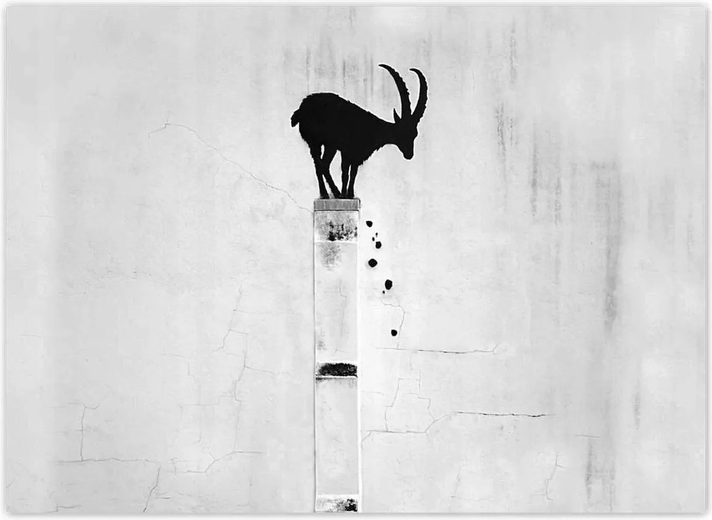 Fotótapéták 254x184 Kozica Banksy Gazella hegyi Nincs magánélet Falfestmény