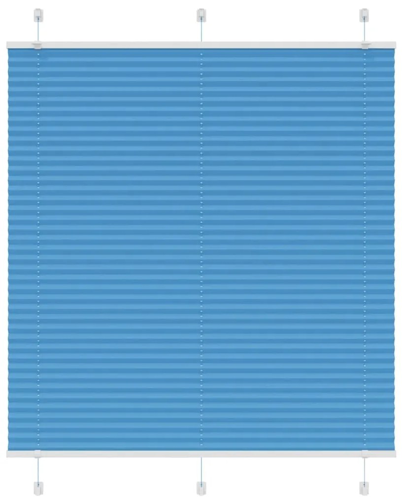 pliszírozott redőny kék 120x150 cm szövetszélesség 119,4 cm