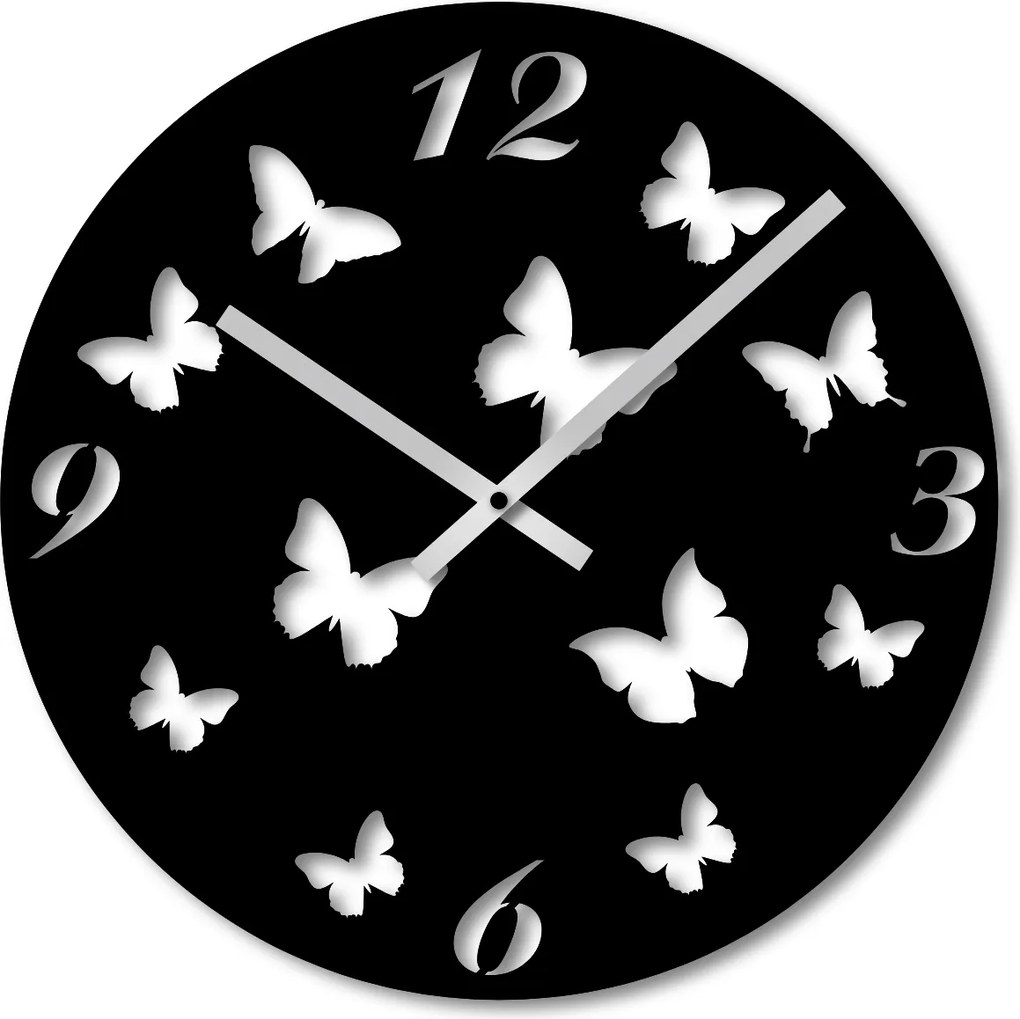 Falióra 60 cm Falióra Nagy Áttört Óra Pillangó