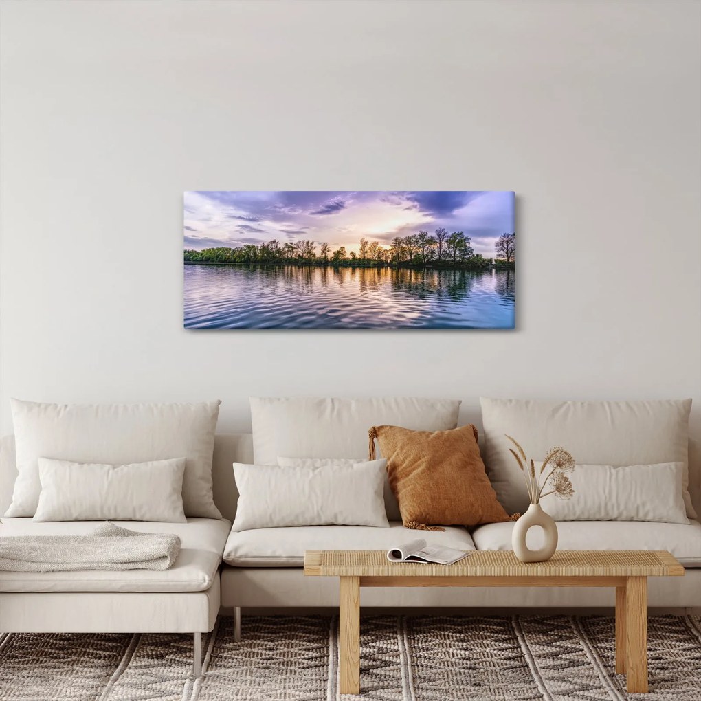 Tó képe (120x50 cm)