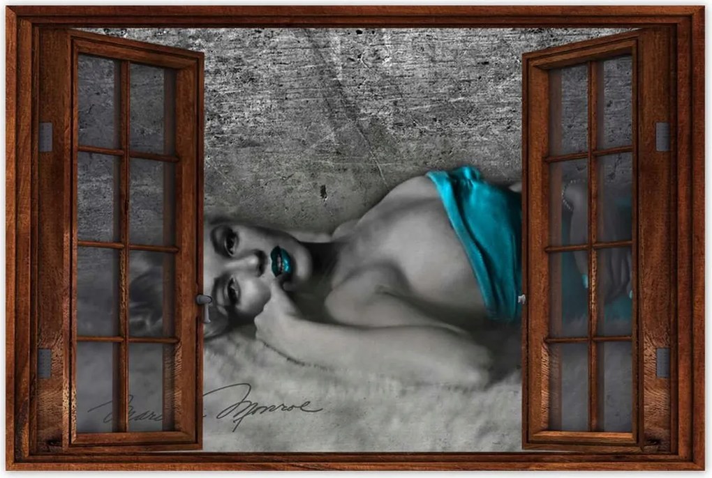 Poszter 60x40 Marilyn Monroe szájjal