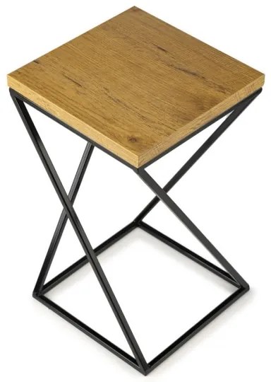 LOFT virágtartó állvány 40x24 cm fekete/barna