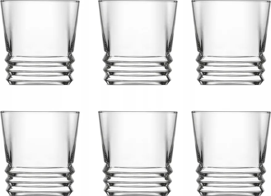 Lav Elgan 6 db-os Whisky Italos Pohár Szett 315 ml