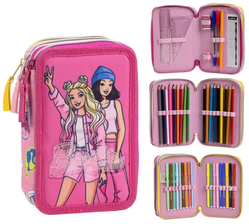 Barbie Bestie Vibes tolltartó töltött 3 emeletes Giotto