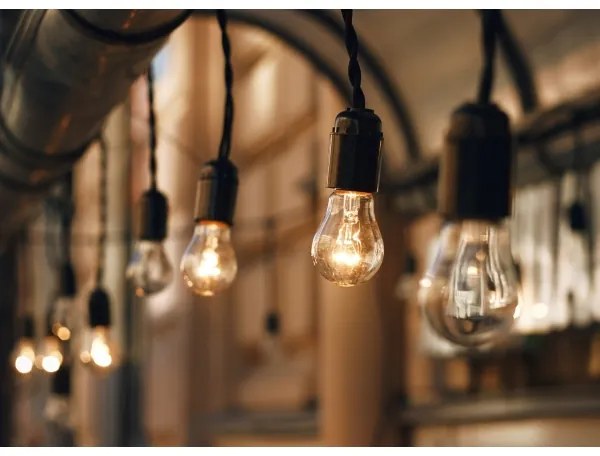 Kültéri dekorációs lánc GIRLANDA 12 m 10xE27/15W/230V IP44