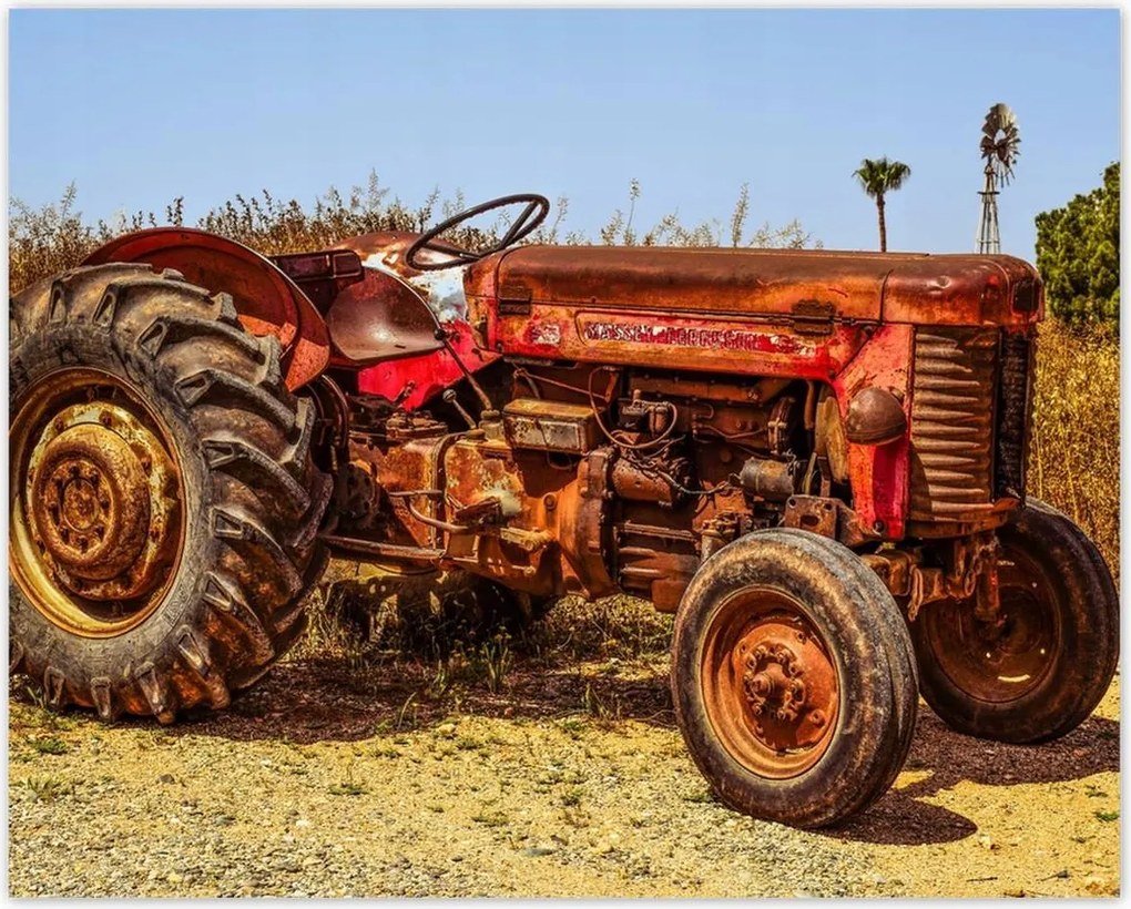Poszterek 50x40 Traktor Antik jármű
