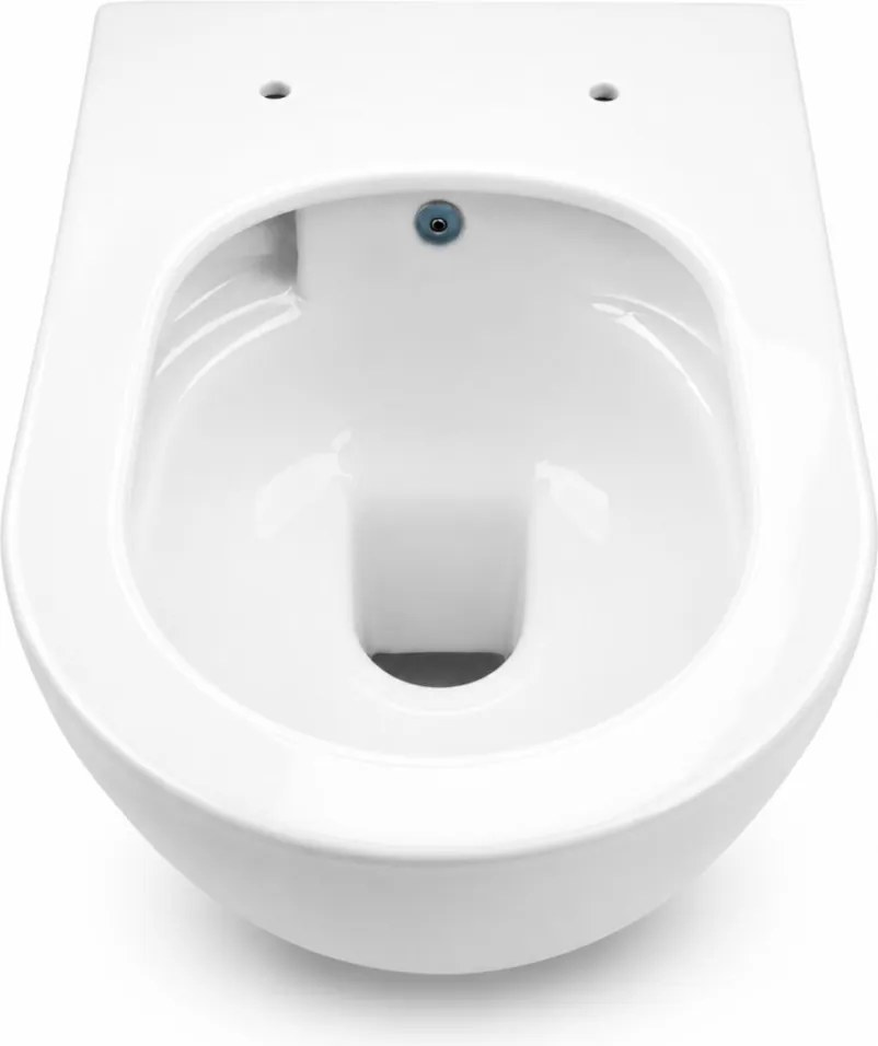 CeraStyle BELLA fali WC - BEÉPÍTETT bidé funkcióval - perem nélküli - VORTEX örvényöblítéssel -53 cm