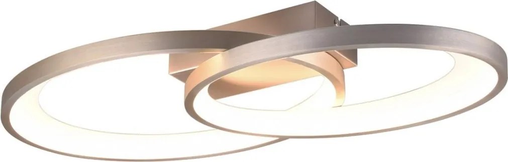 TRIO R64482107 MALAGA Modern LED Mennyezeti Lámpa Ezüst LED IP20