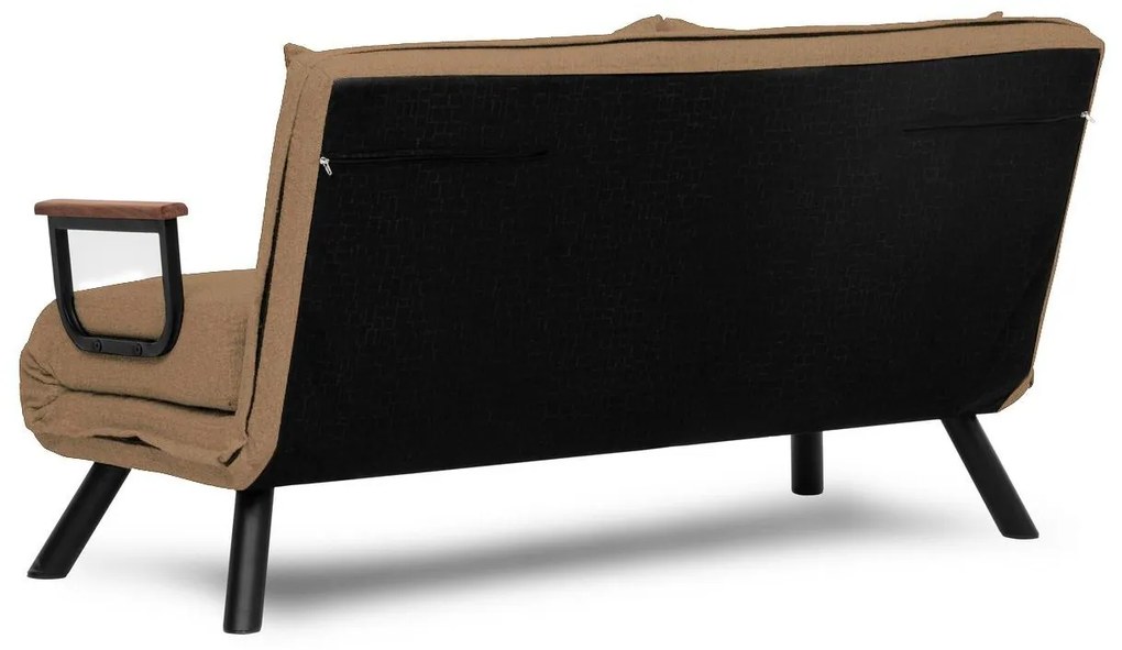 Kanapé futon Sandy (világosbarna). Akció -20%. 1101767