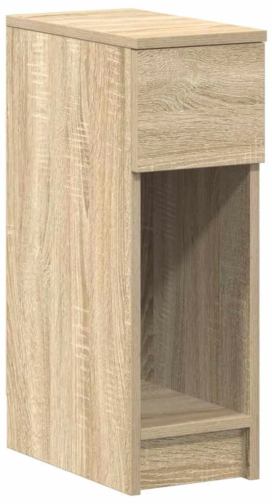 éjjeliszekrények fiókkal 2 db sonoma tölgy 20 x 36 x 60 cm