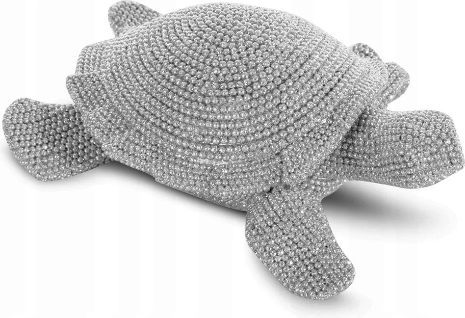 Dekorációs figura Eldo Eurofirany teknős, ezüst