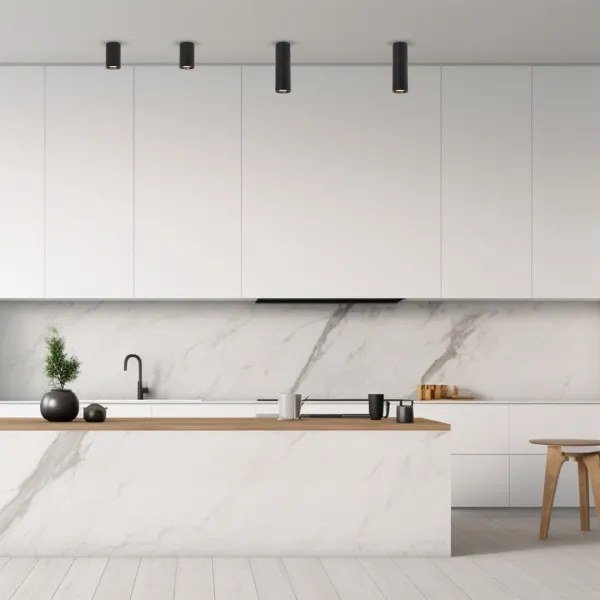 Spotlámpa GENESIS 1xGU10/8W/230V 20 cm fekete