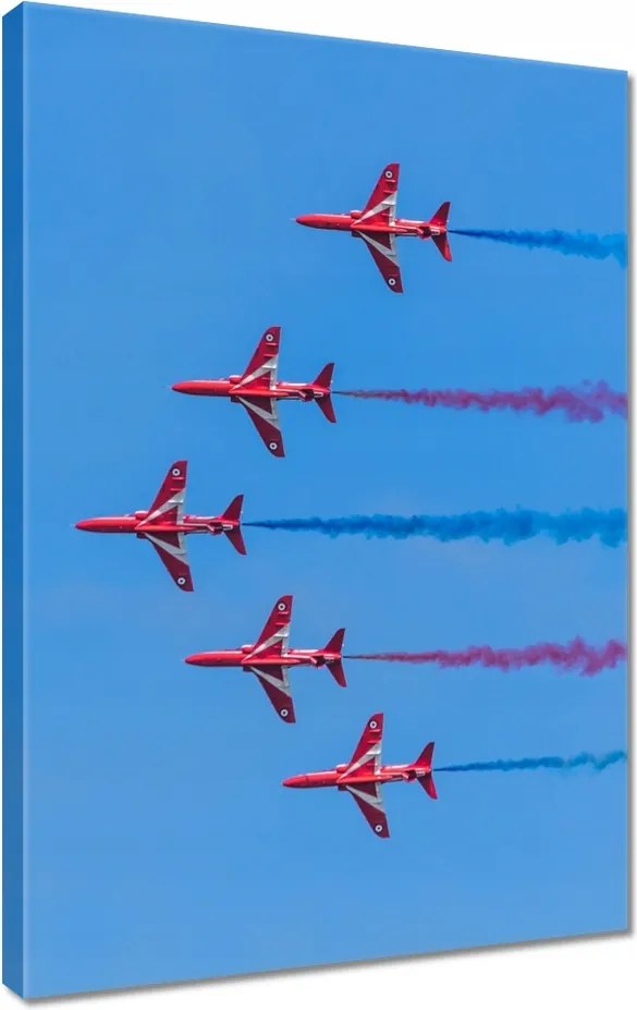 Vászonkép 20x30 Repülőgépek bemutató