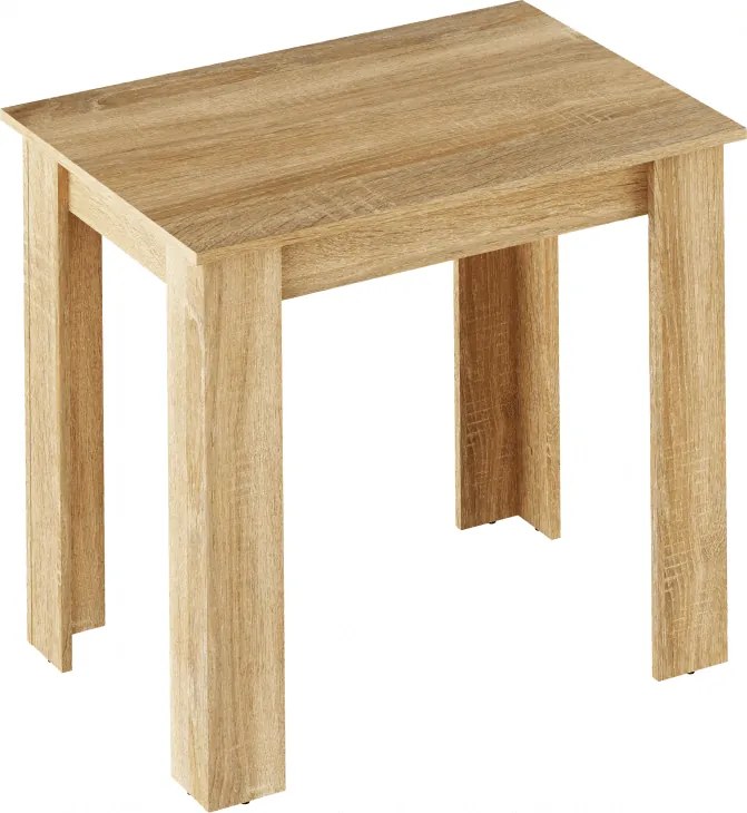 Étkezőasztal, sonoma tölgy, 86x60 cm, TARINIO