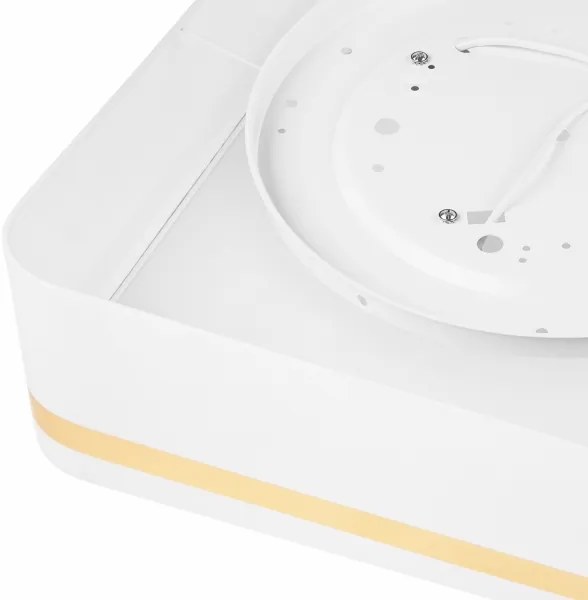 Mennyezeti lámpa SIRJA SQUARE 4xE27/60W/230V 45x45 cm fehér