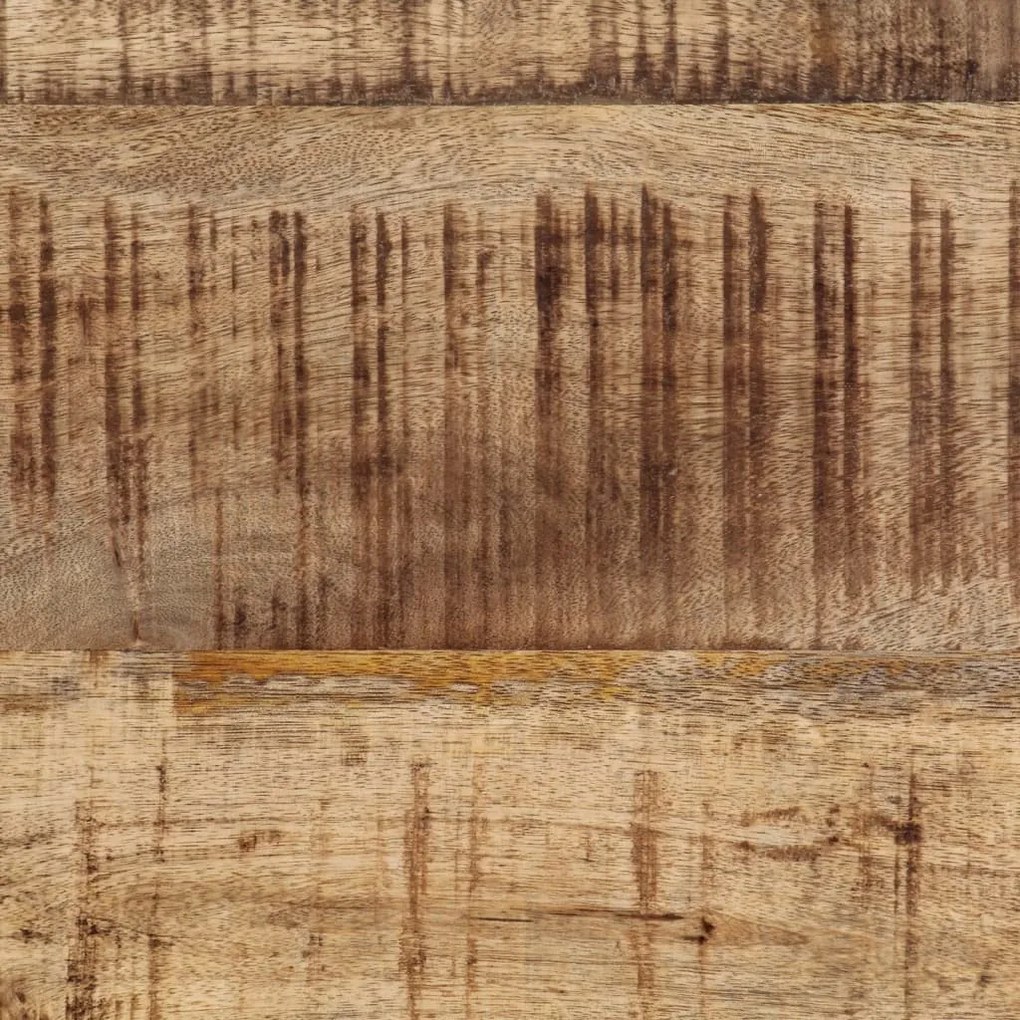 tömör nyers mangófa dohányzóasztal 80 x 50 x 40 cm