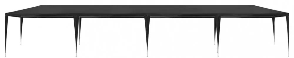 antracitszürke PE rendezvénysátor 3 x 12 m