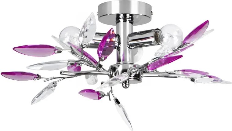 JAGO Mennyezeti lámpa A++ átmérő 45 cm levélmintával