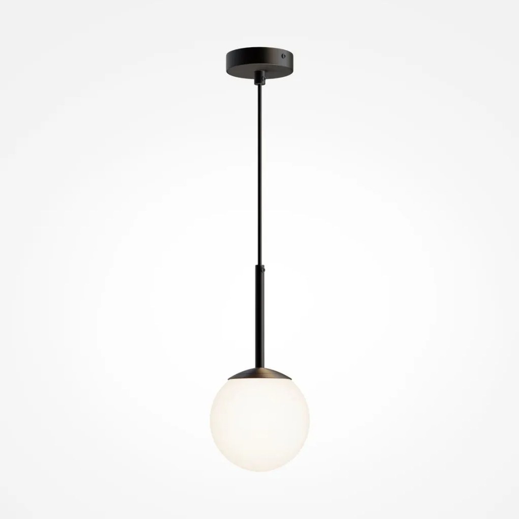 MAYTONI MOD321PL-01B BASIC FORM Modern Függesztett Lámpa Fehér, Matt Fekete E14 IP20