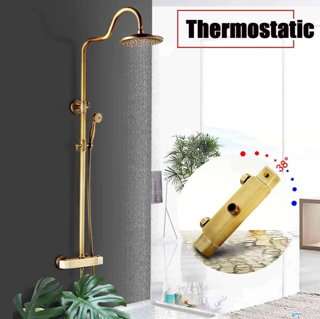 Zuhanypanel EYN ATS1206 termosztáttal, falon kívüli kivitelben, többféle színváltozatban