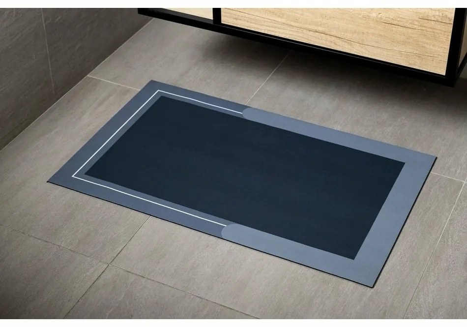 AQUALINE PCD012 fürdőszobaszőnyeg 50 x 80 cm, kék