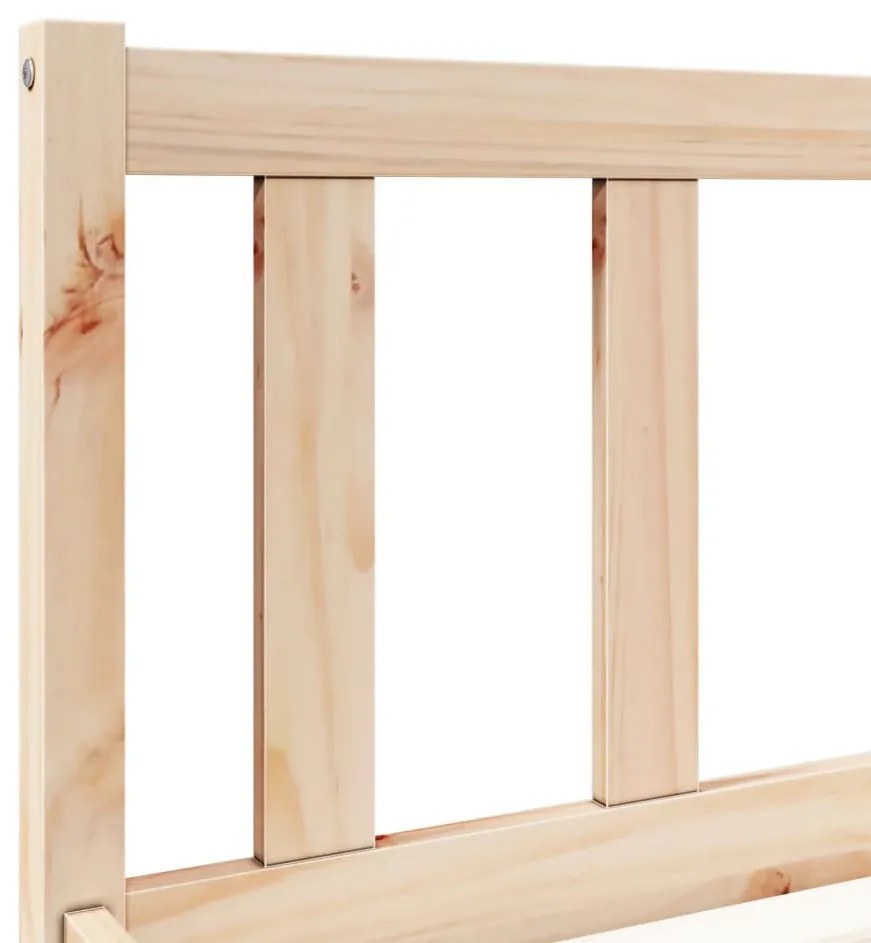 tömör fenyőfa extra hosszú ágykeret matrac nélkül 90 x 220 cm