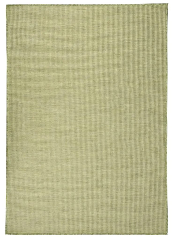 zöld lapos szövésű kültéri szőnyeg 160 x 230 cm