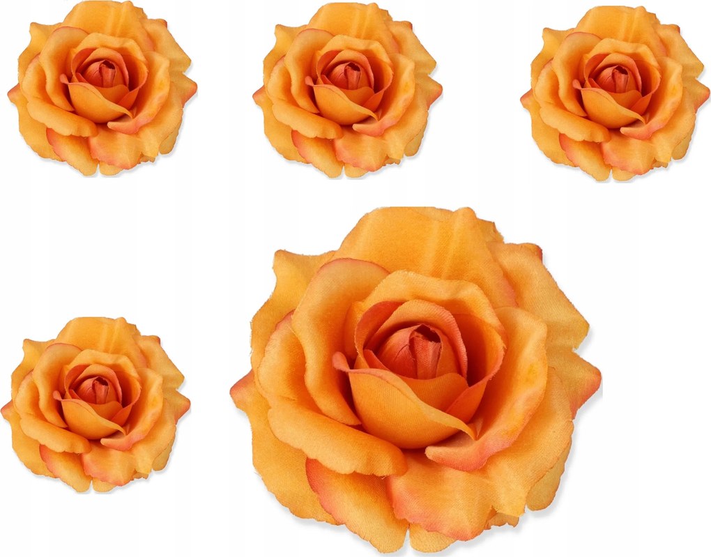 5x Sonia Rózsa Virág fej kompozíció Rózsa csomók Mesterséges mesterséges