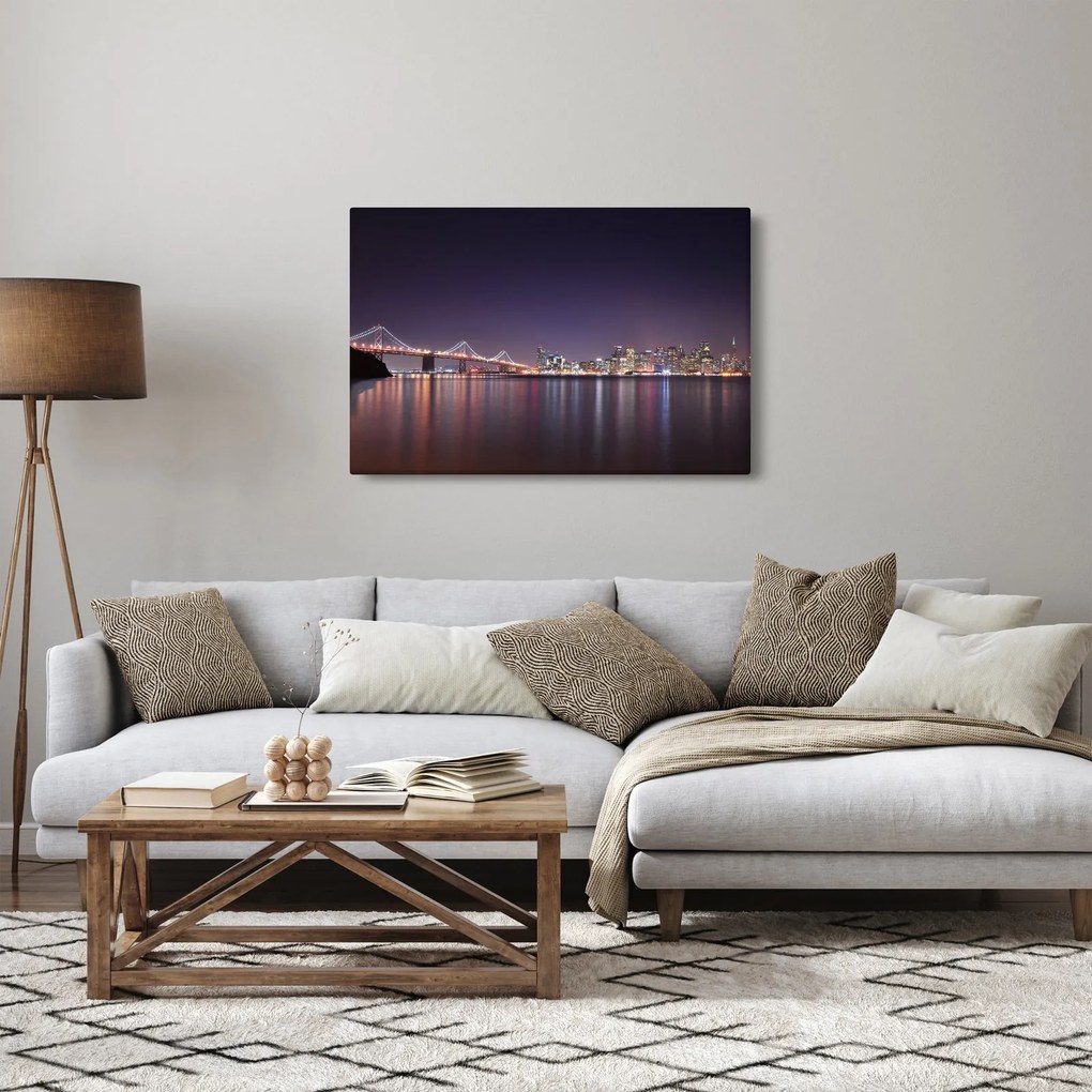Kilátás San Francisco-ra, California (90x60 cm)