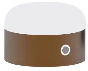 Ideal Lux MIGNON LED/5W/5V érintős asztali lámpa, 10 cm, CRI 90, barna