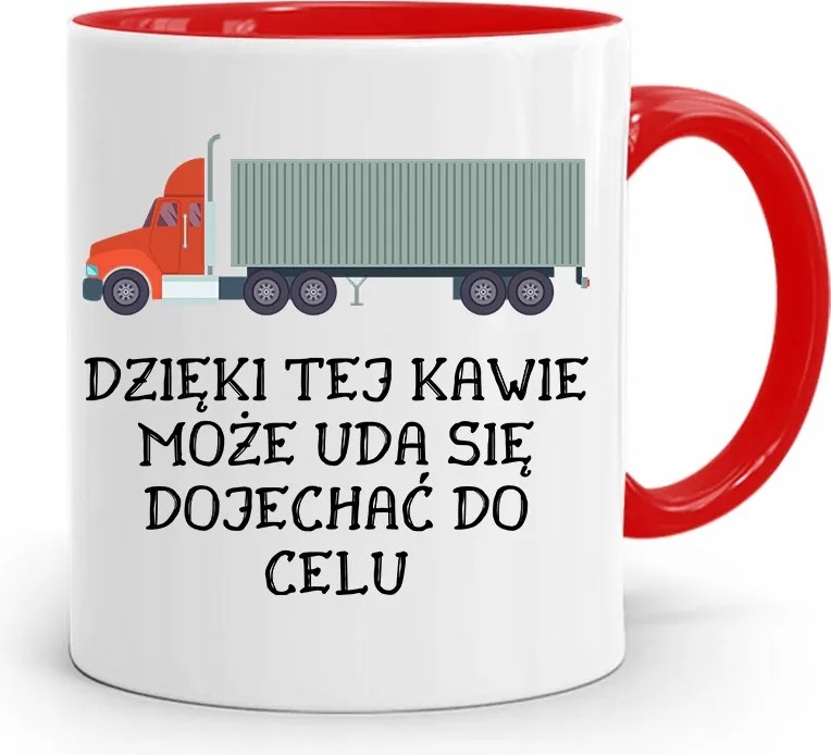 Sofőr Tira Bögre Piros Ajándék fényképes nyomtatással