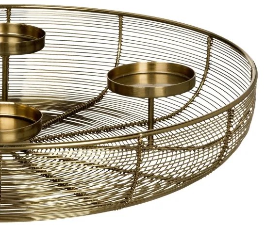 Eglo 422388 - HAGONY gyertyatartó, 45 cm átmérő, arany színű