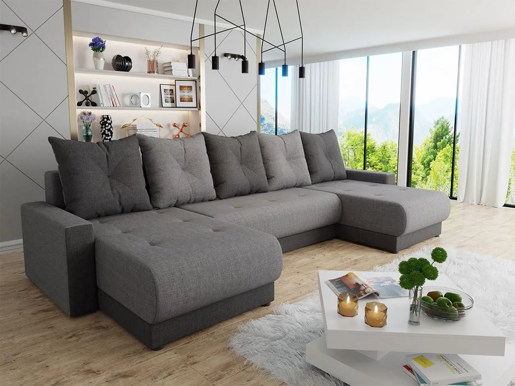Széthúzható kanapé tárolóhellyel Jasmine U (Lux 06 + Lux 05). 1059611