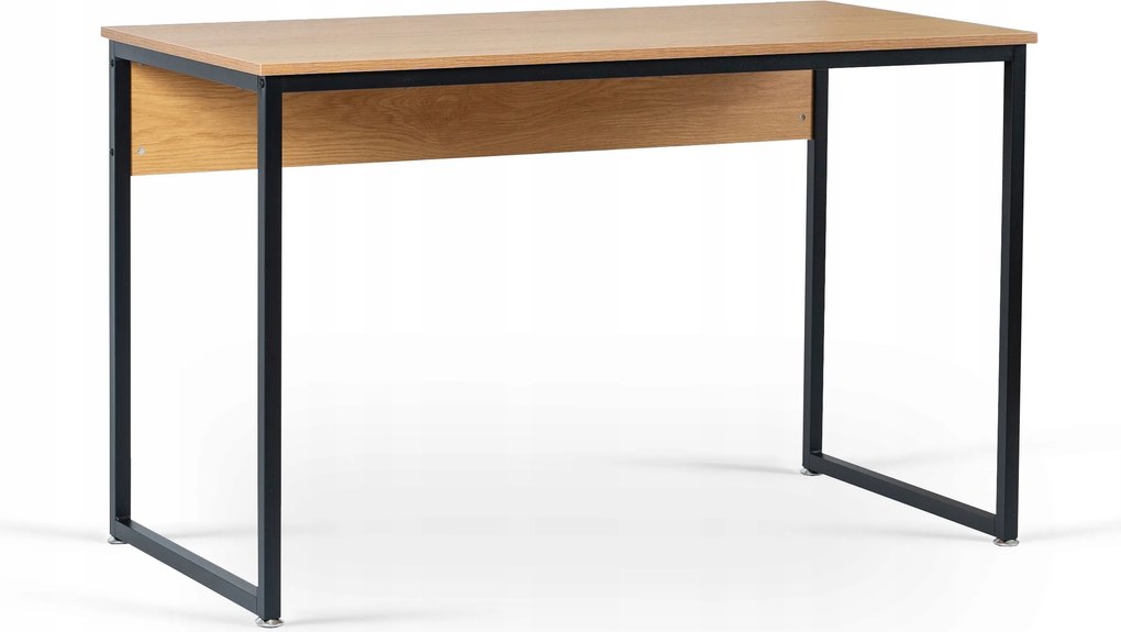 Íróasztal 120 Loft Ipari Irodai Dolgozószoba Egyszerű Tölgy Arany Ross